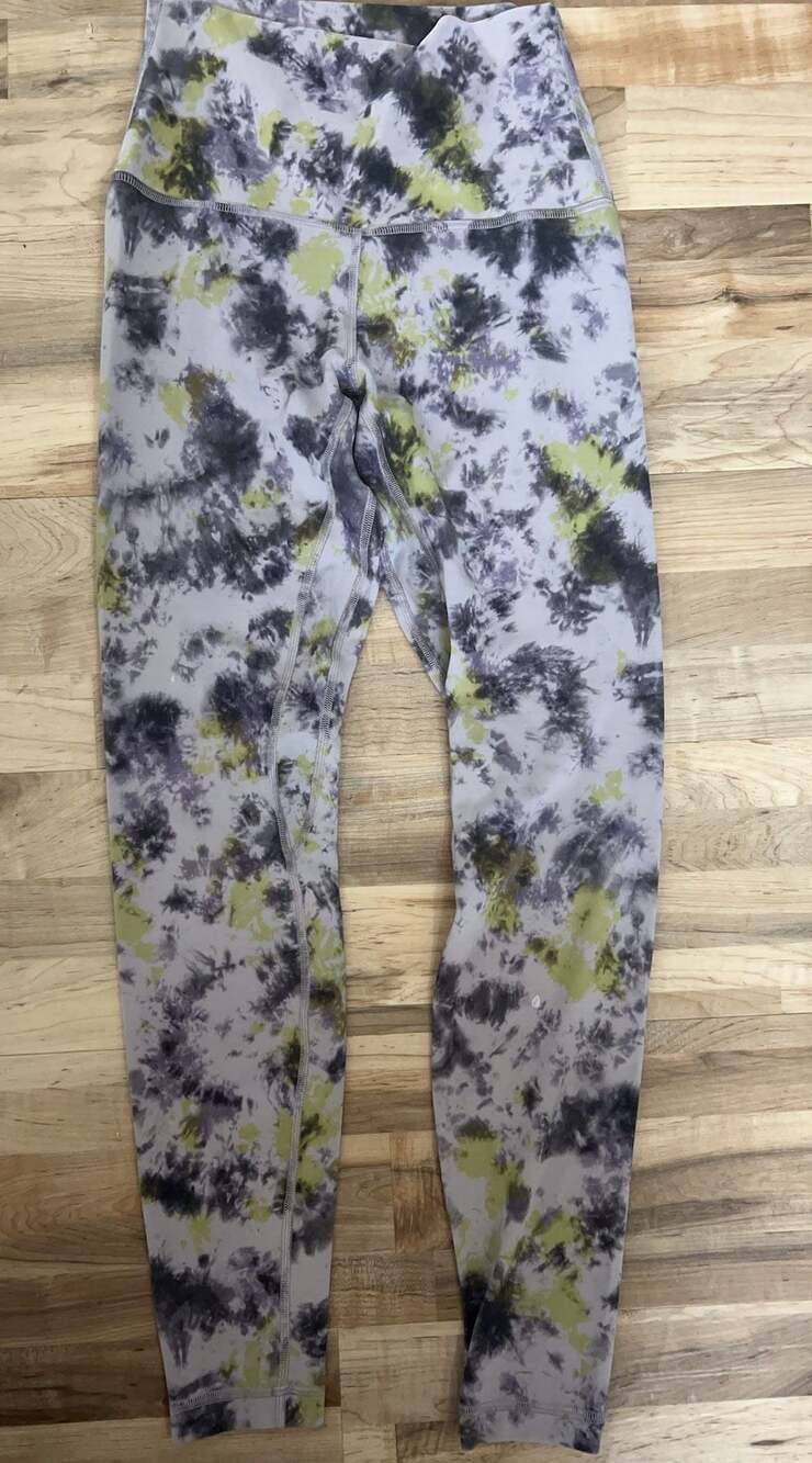 Lululemon Align High-Rise Leggings Tie Dye Print Sz 6